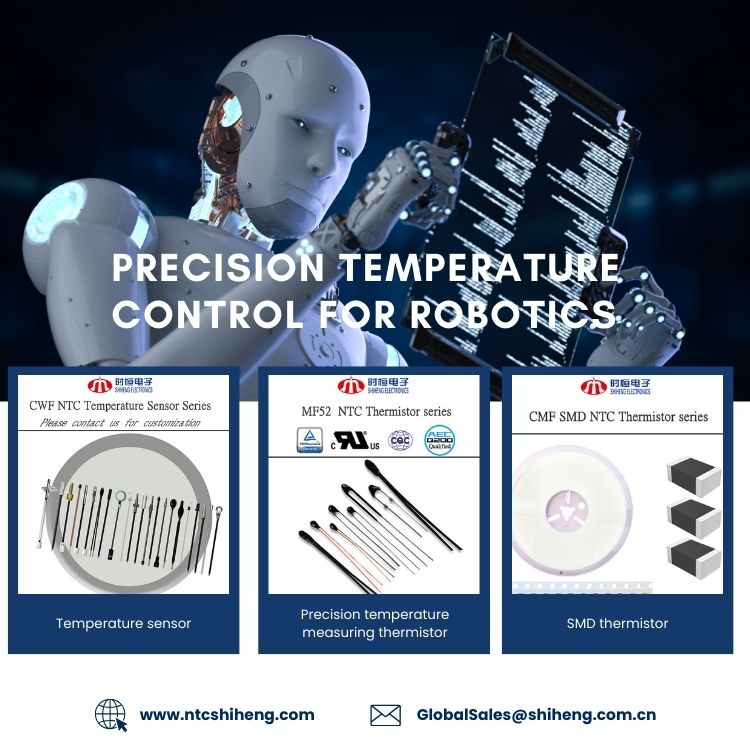 ロボット工学におけるサーミスタの役割：精度とパフォーマンスの向上